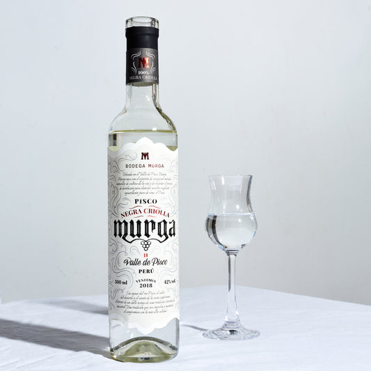 Pisco Negra Criolla 2018. Bodega Murga